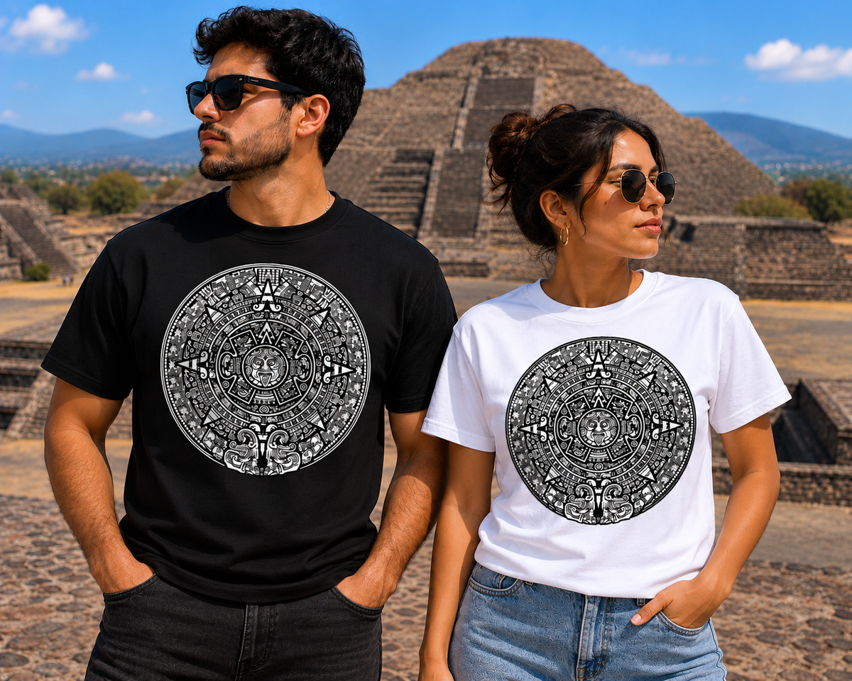 AZTEC CALENDAR SHIRT