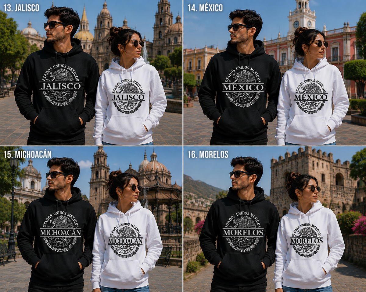 MEXICAN STATE COLLECTION HOODIES