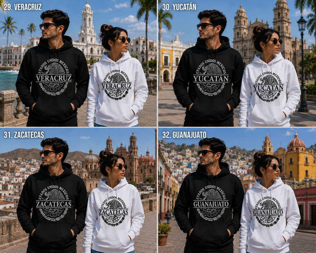 MEXICAN STATE COLLECTION HOODIES