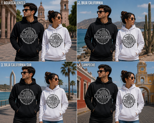 MEXICAN STATE COLLECTION HOODIES