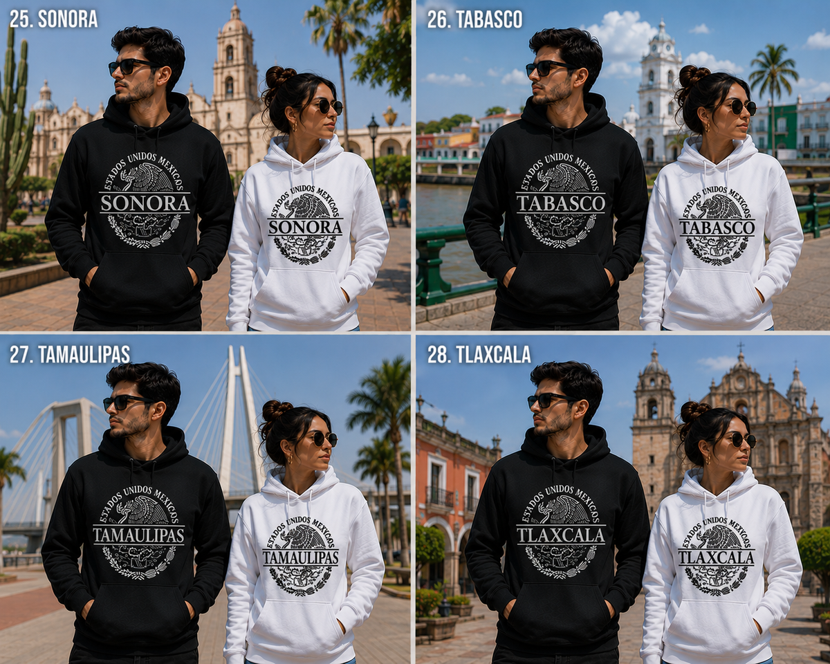 MEXICAN STATE COLLECTION HOODIES