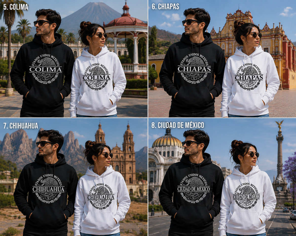 MEXICAN STATE COLLECTION HOODIES
