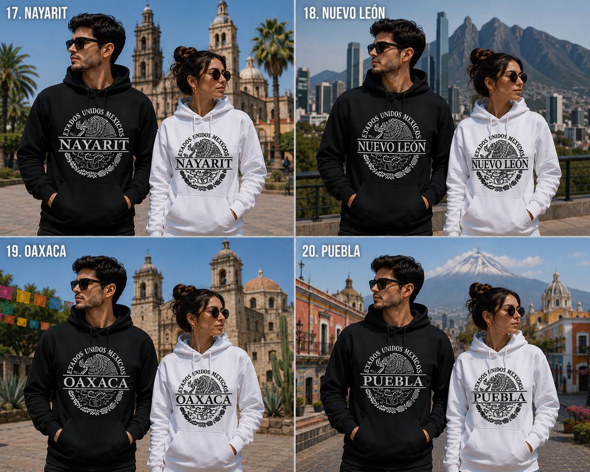 MEXICAN STATE COLLECTION HOODIES