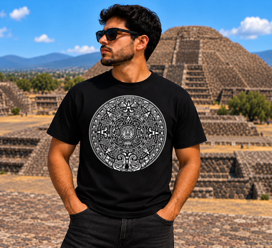 AZTEC CALENDAR SHIRT