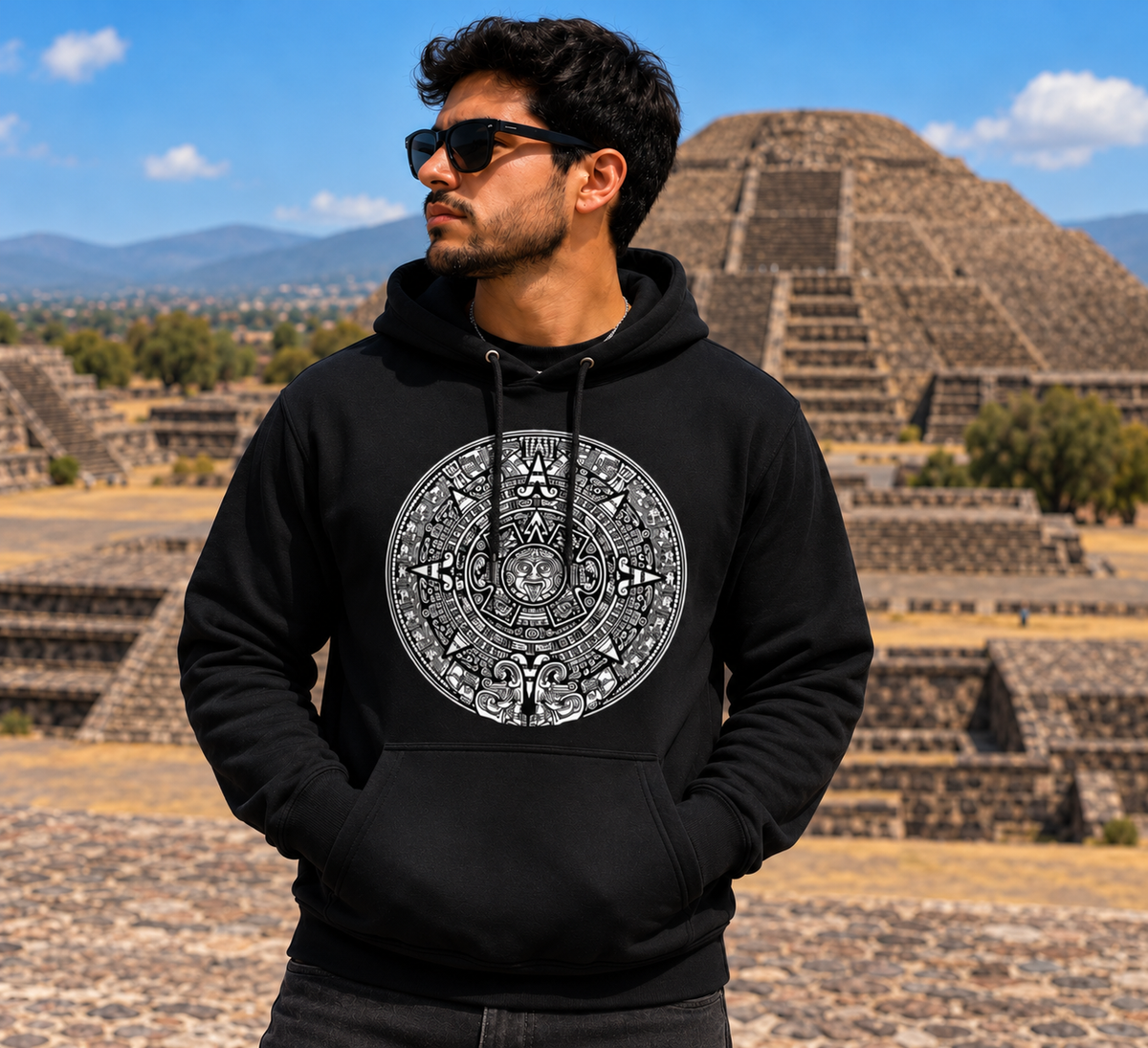 AZTEC CALENDAR HOODIE