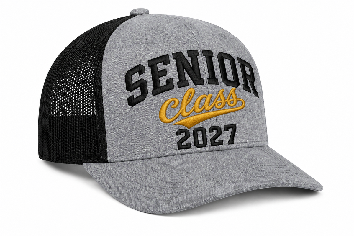 EMBROIDERED SENIOR CLASS 2027 HAT