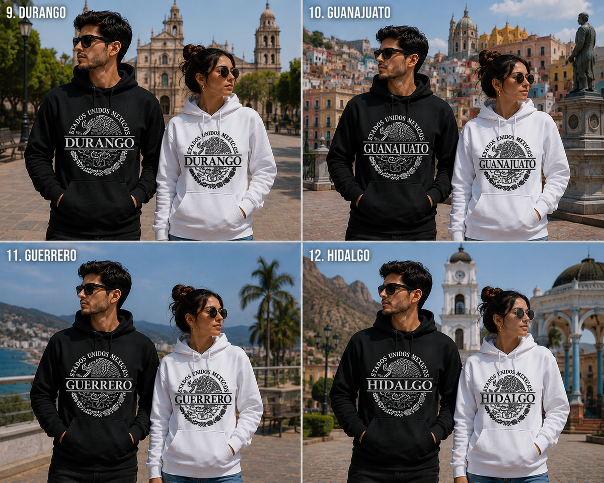 MEXICAN STATE COLLECTION HOODIES